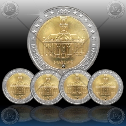 2 EVRO NEMČIJA 2009 (A,D,F,G,J  )